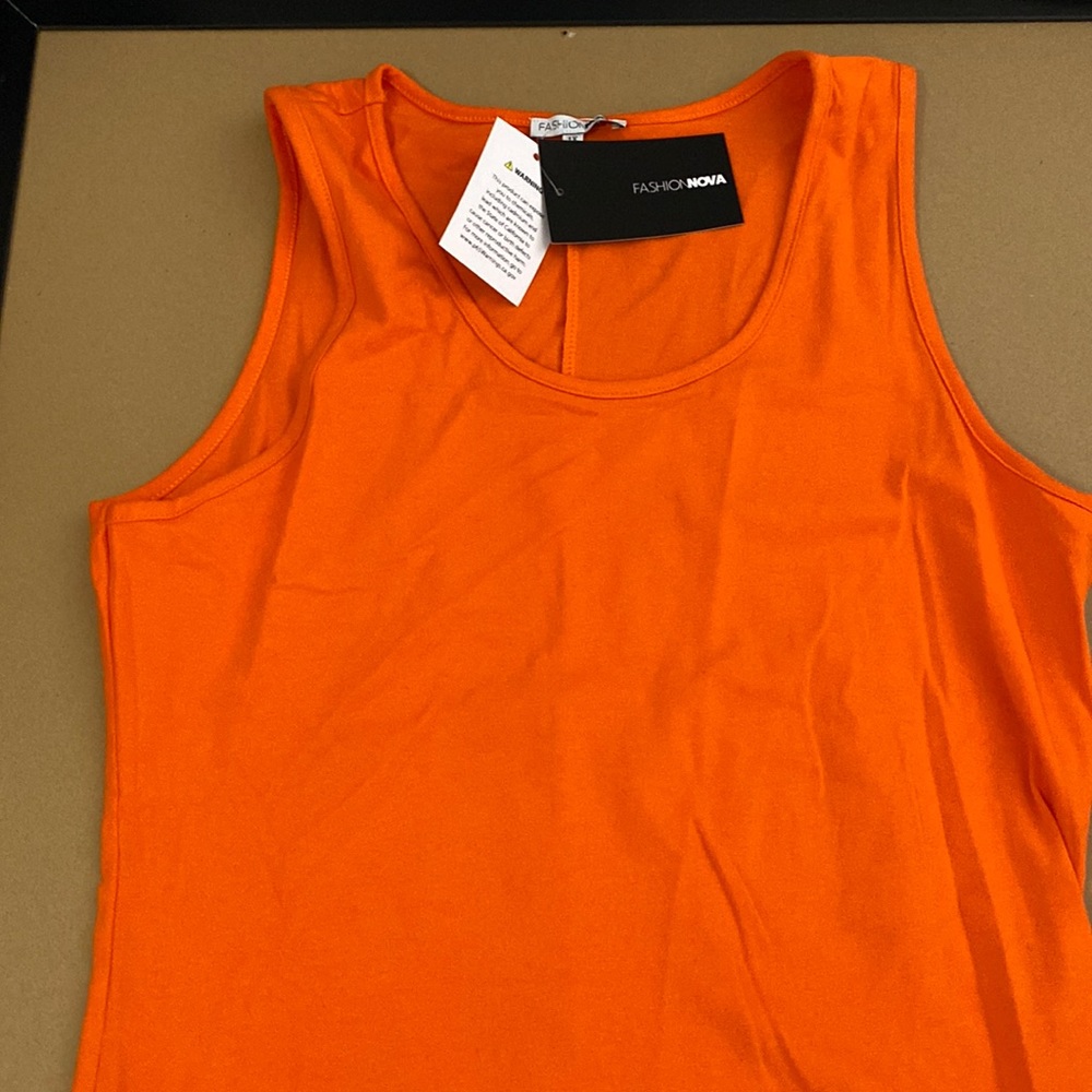 Size 1x Orange Fashion Nova dress
